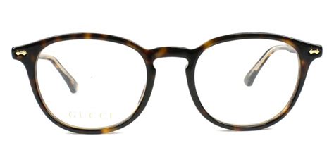 Gucci™ GG0187O 006 49 Havana Eyeglasses 